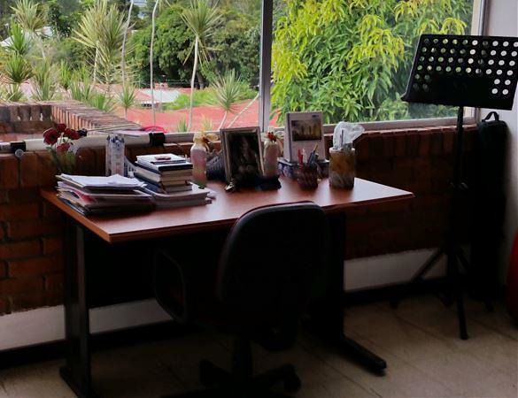 Área de estudio y lectura, casa independiente en venta San Rafael de Escazú Costa Rica